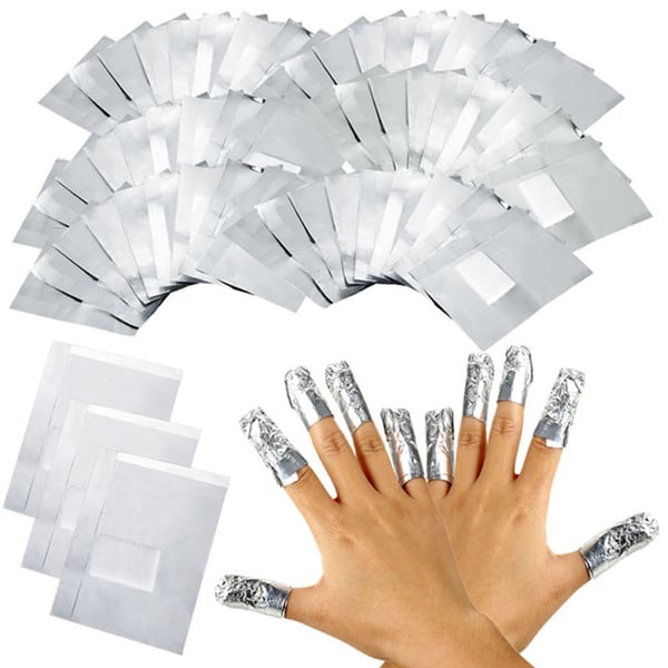 100 fjerning Wraps / folie, Neglelakkfjerningsfolie