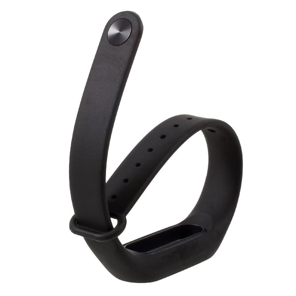 Fleksibelt TPU håndledsbånd til Xiaomi Mi Band 2 - Sort