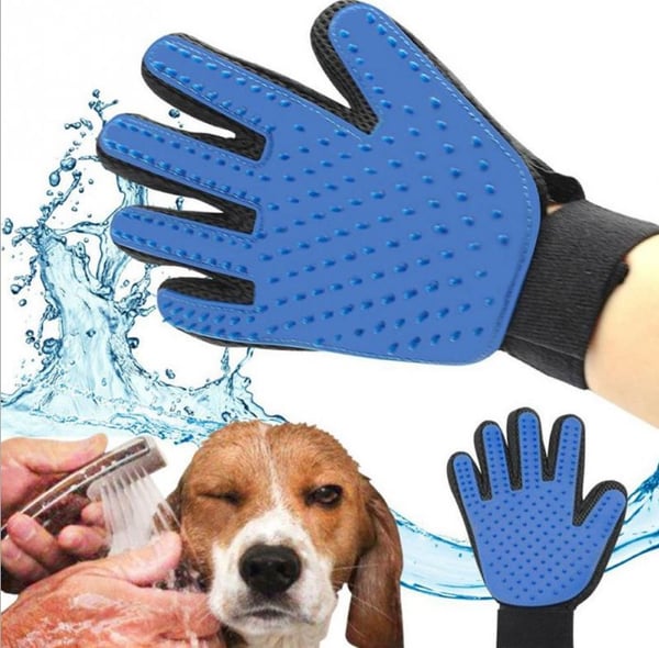 Børstehandske - Hund/Kat - Højre hånd - Silikonebørste