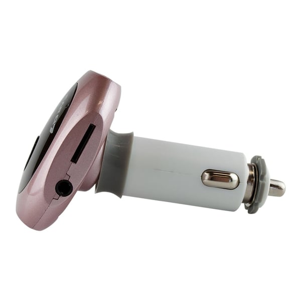 FM-sender med Bluetooth for Bilen - Rosa