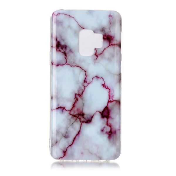 Samsung Galaxy S9 G960 TPU Telefonbeskyttelsesetui - Marmorlilla