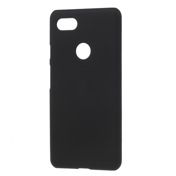 Gummibelagt hårdt plastikcover til Google Pixel 3 XL - Sort