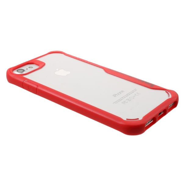 IPAKY Drop-proof PC + TPU Combo Bagcover til iPhone 7 4.7 tommer - Rød