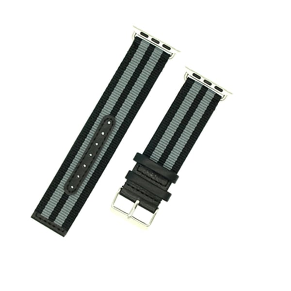 Nylon klokkerem til Apple Watch 4 44mm, serie 3/2/1 42mm arm grønn