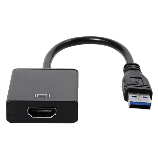 USB 3.0 HDMI Adapteri - Musta