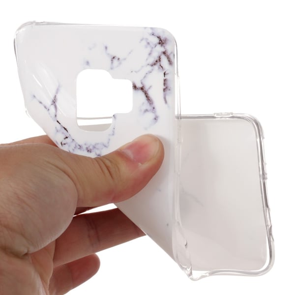 MTK Samsung Galaxy S9 SM - G960 TPU Marmor - Hvit Marmor