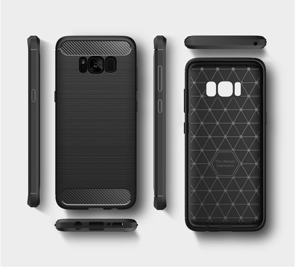 SKALO Samsung S8 Armor Carbon Stødsikker TPU-cover