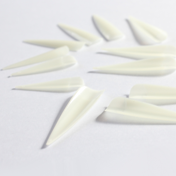 24 stk spikertips stilett ekstra lange tips falske negler neglespisser
