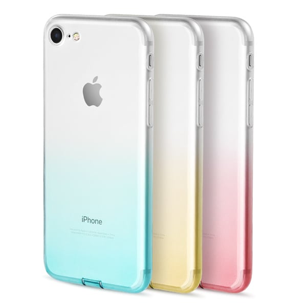 Gradient färgade Silikon TPU-Skal till iPhone 7/8
