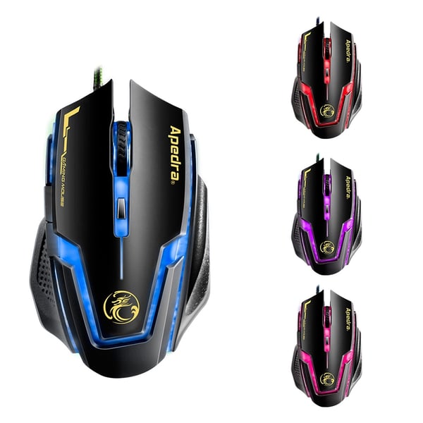 Apedra iMICE A9 USB 6 painiketta 3200 DPI
