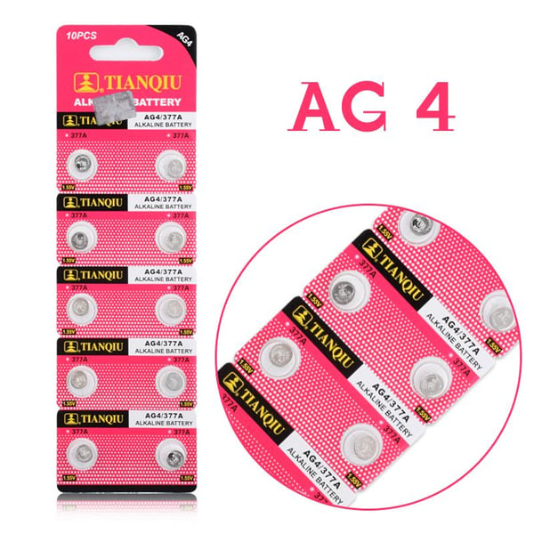 Alkalisk knappcellebatteri SR66/V377/AG4/LR626 Stor pakke