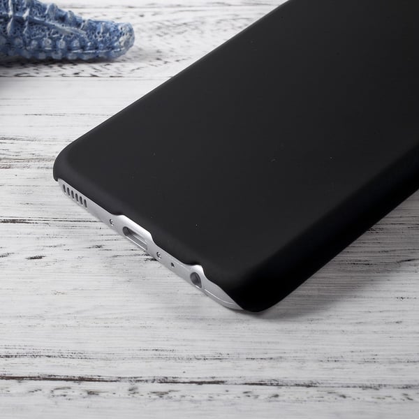 Huawei P10, Cover Plastcover Gummiert - Sort
