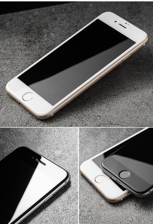 SKALO iPhone 7/8 FULL-FIT Hærdet Glas Skærmbeskyttelse