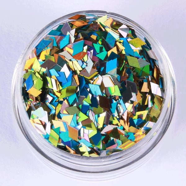 Negleglitter - Mix - Fiskeskala - 8ml - Glitter