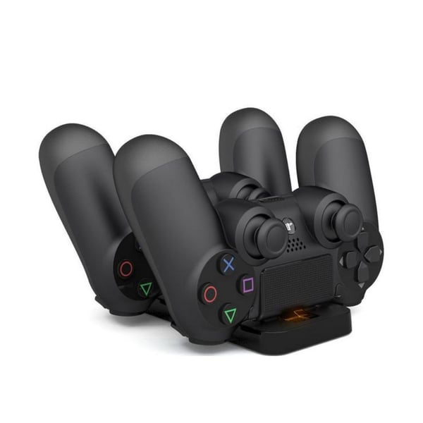 DOBE Kaksoislatausasema PS4:n langattomille ohjaimille