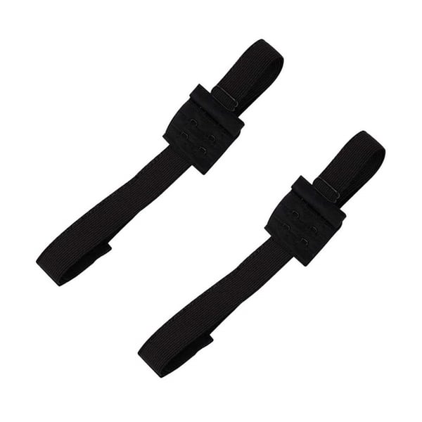 2x Low Back BH Forlengelsesbånd - Svart