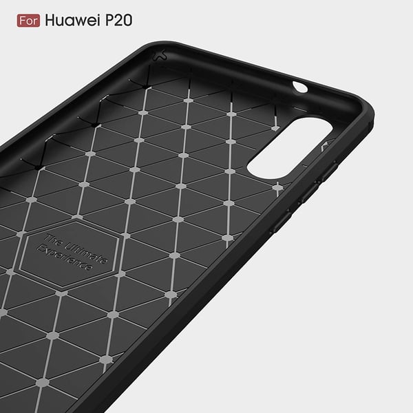 SKALO Huawei P20 Armor Carbon Stødsikker TPU-cover