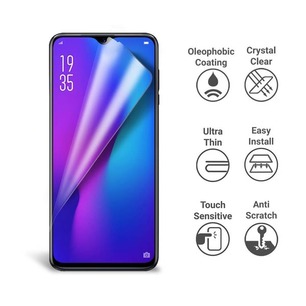 Näytön suojus Huawei P30 folio elokuva PET-kalvon C4U