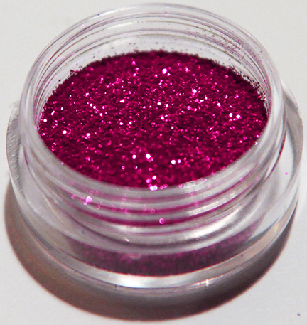Nail Glitter - Fine Grain - Dark Pink - 8ml - Glitter
