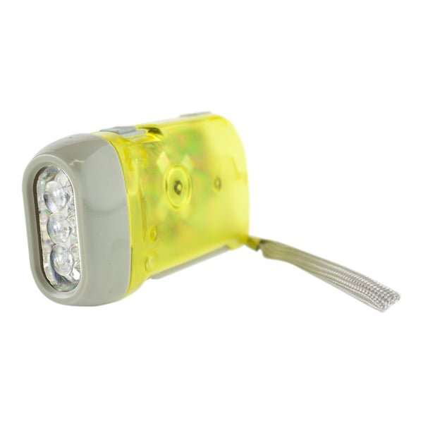Käsikäyttöinen LED Taskulamppu - Keltainen