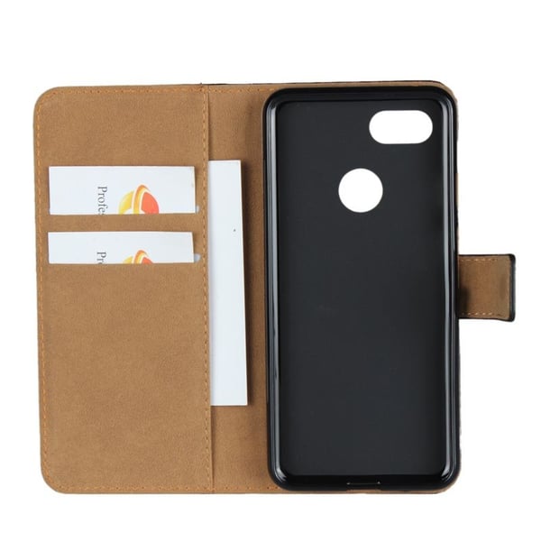 Plånboksfodral Äkta Skinn Google Pixel 3
