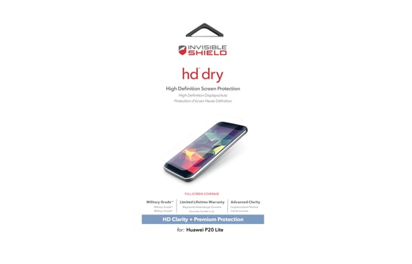 ZAGG InvisibleShield HD Dry Huawei P20 Lite -näytönsuoja