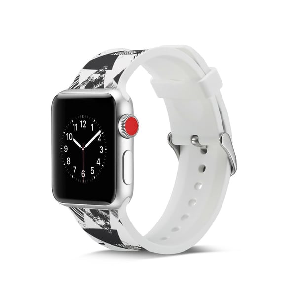 Silikon klokkerem til Apple Watch 4 44mm, 3/2/1 42mm - trekant