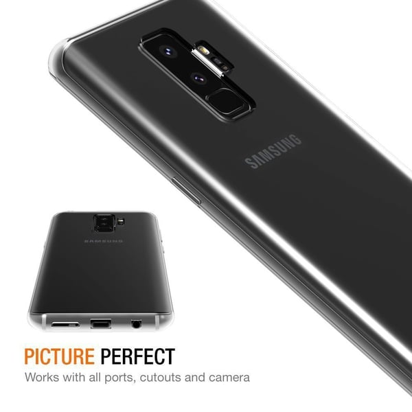 Transparent Silikon TPU-Skal till Samsung S9 PLUS