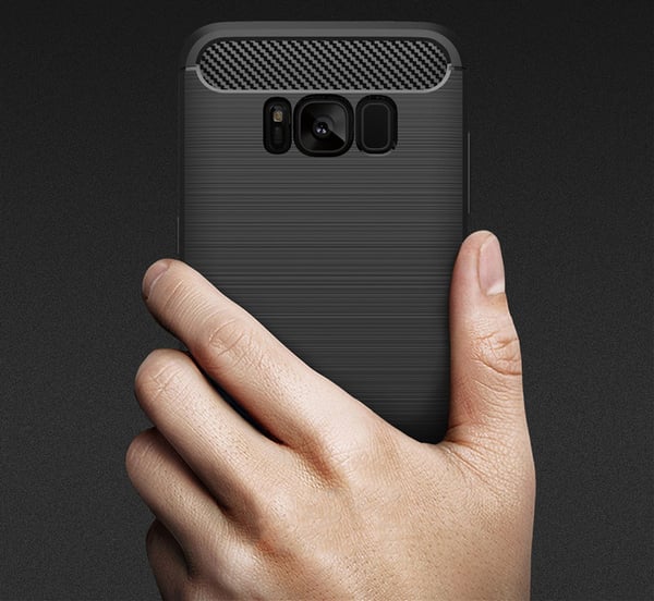 SKALO Samsung S8 Armor Carbon Stødsikker TPU-cover