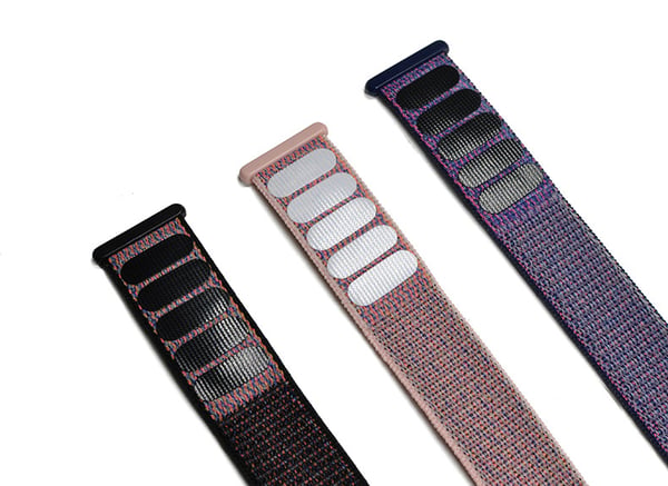 Til Apple Watch 38mm Nylon Loop med velcro lukning Olivengrøn