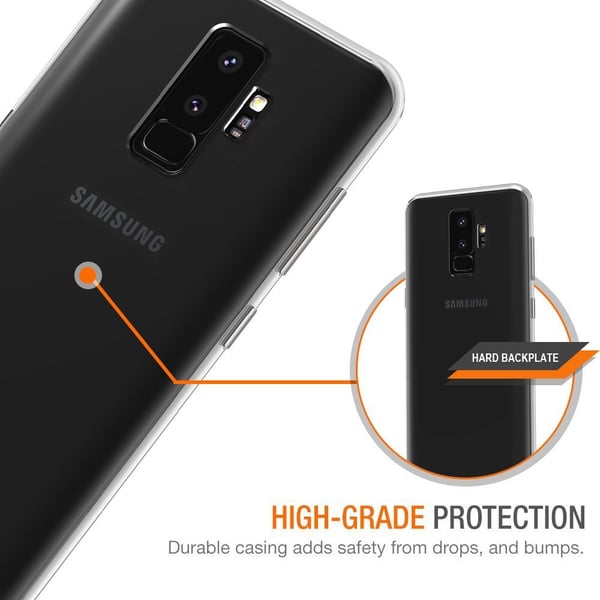 Transparent Silikon TPU-Skal till Samsung S9