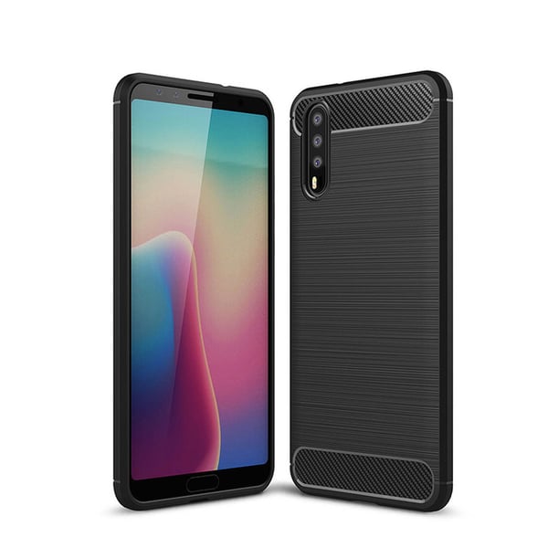 SKALO Huawei P20 Armor Carbon Stöttåligt TPU-skal