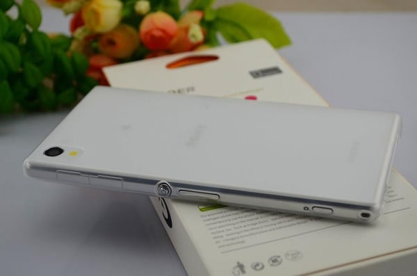 Sony Xperia Z1 L39h Skydd Skal Case Vit