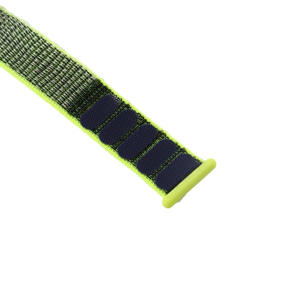 Til Apple Watch 42mm Nylon Loop med velcro lukning Neongrøn