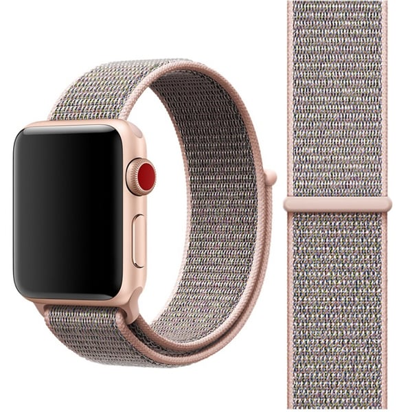 För Apple Watch 42mm Nylon Loop med kardborreknäppning