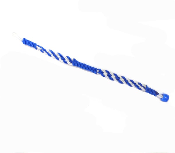 Blåvitt Armband