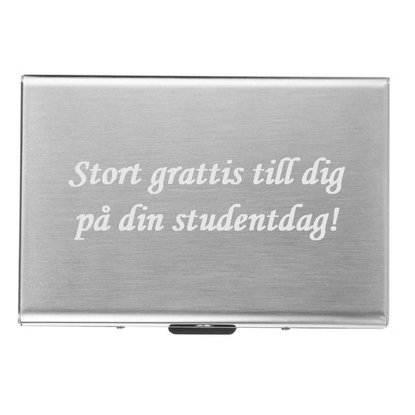 Studentdagen - kortholder med gravering
