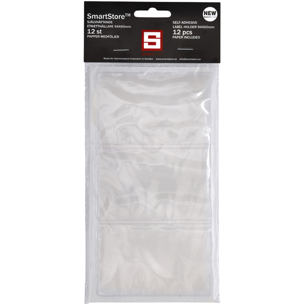 Etikett/Hållare 12-pack SmartStore