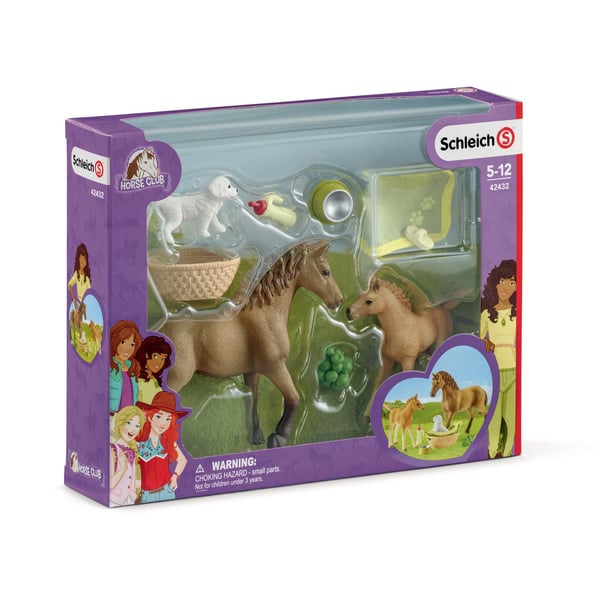Schleich Sarahin vauvaeläinten hoito 42432