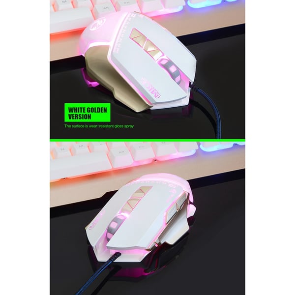 iMICE V9 Hög Precision Gamingmus USB 7knappar 4000 DPI
