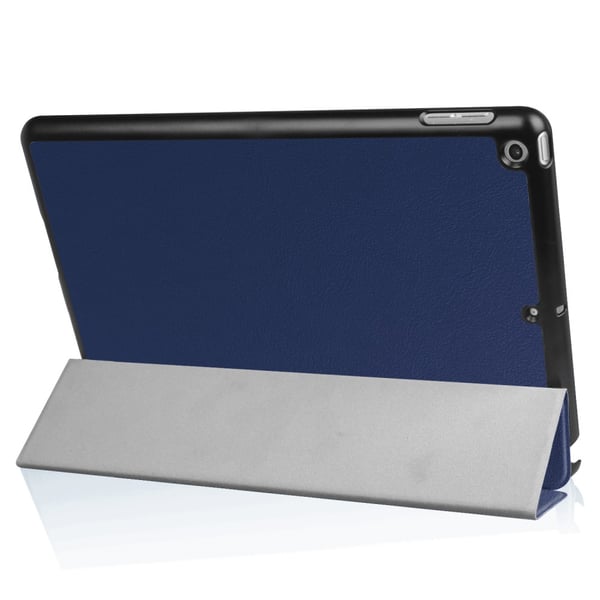 iPad 9.7" (2017/2018) Slim Fit Trifoldbart deksel - Mørkeblå