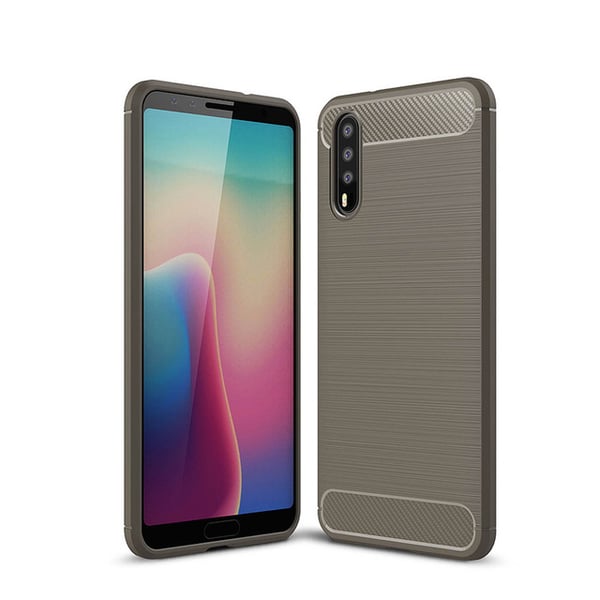 SKALO Huawei P20 Armor Carbon Stöttåligt TPU-skal