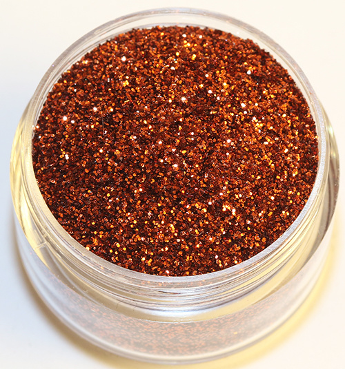Negleglitter - Finkornet - Lava - 8ml - Glitter