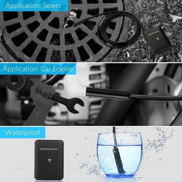 20M WIFI inspeksjonskamera for Android iPhone, Android, Windows