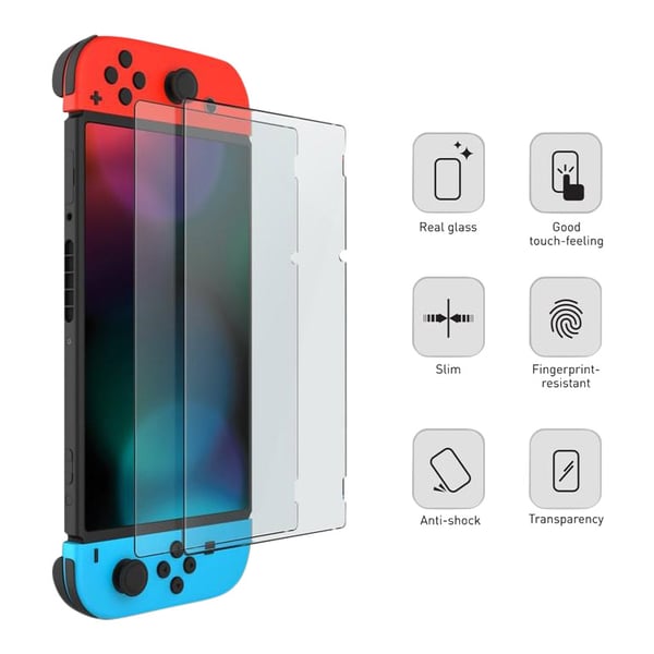 Näytönsuoja Nintendo Switch - Glass Screen Pro +