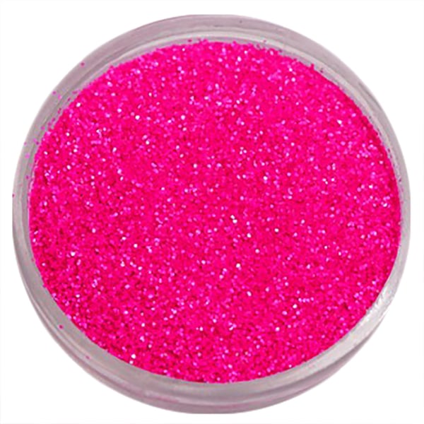 Kynsien glitter - Hienorakeinen - Neon pinkki (matta) - 8ml - Glitter