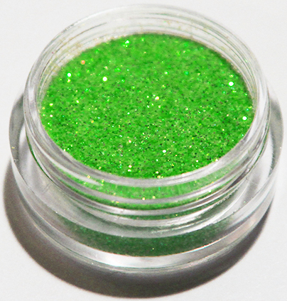Kynsien glitter - Hienorakeinen - Neonvihreä - 8ml - Glitter
