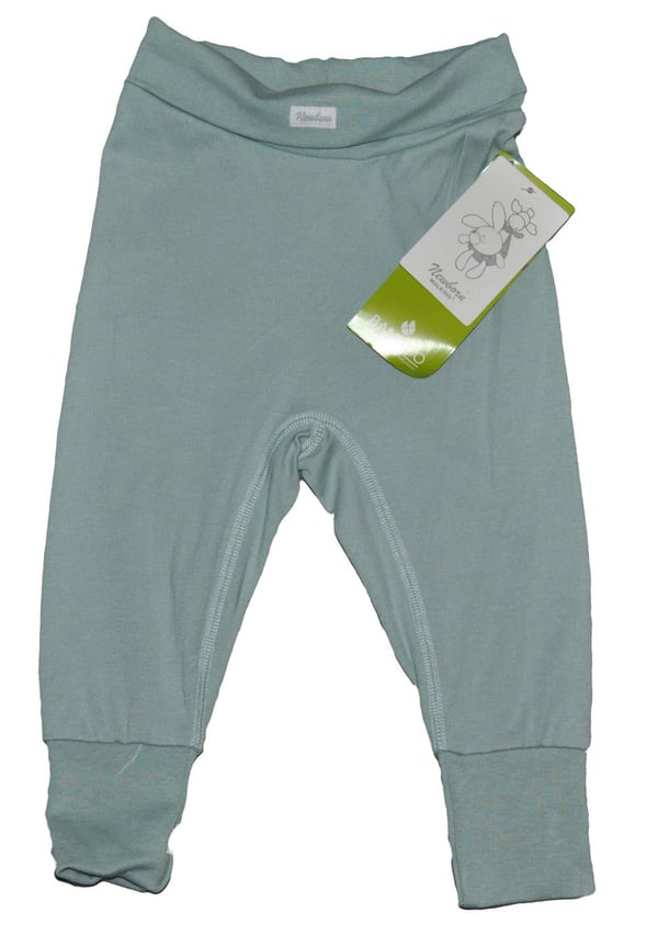 Babybyxa bambu ljus turkos