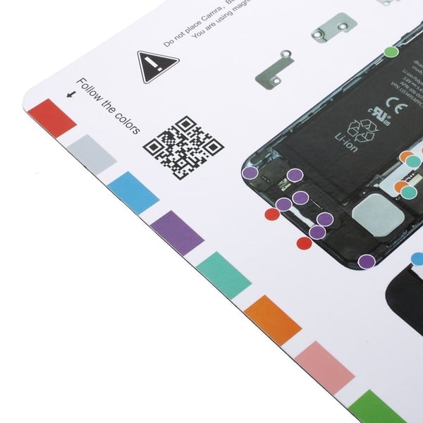 Magnetisk skruematte til iPhone 5