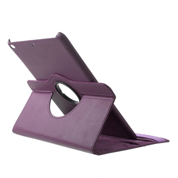 360 Rotasjonsveske til iPad 9.7" (2017/2018) Air/Air 2 - Lilla